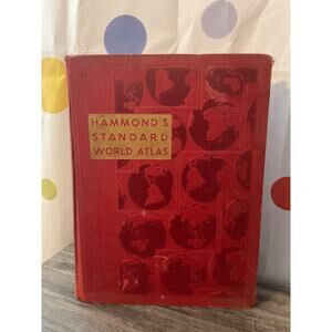 1954 Hammond's Standard World Atlas